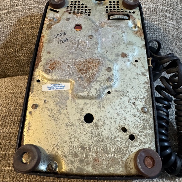 Vintage Western Electric 500 Series Black Rotary Desk Phone - Picture 9 of 9
